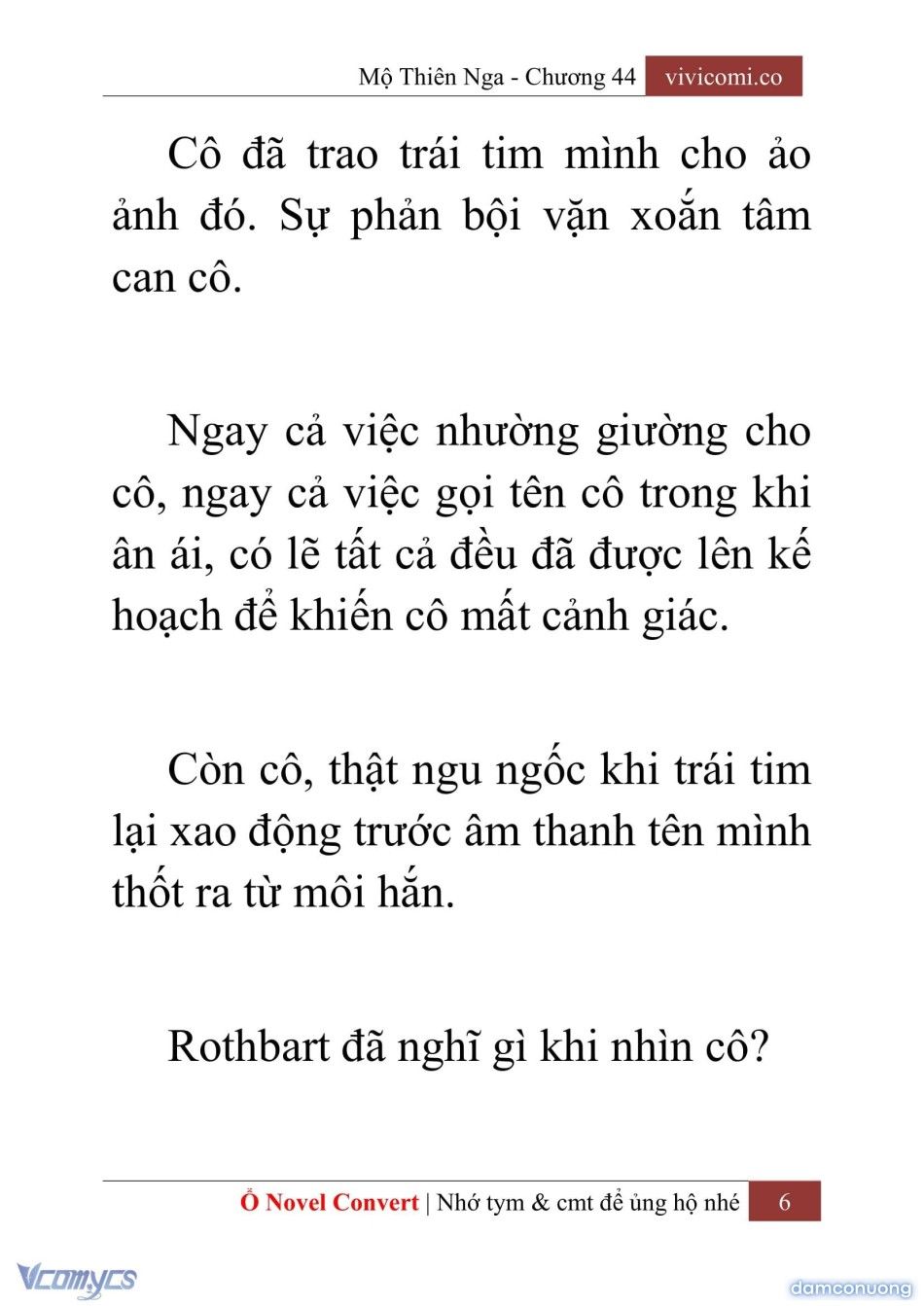 đọc truyện [novel] Mộ Thiên Nga Chương 44 ảnh 9 tại Thiên Thai Truyện