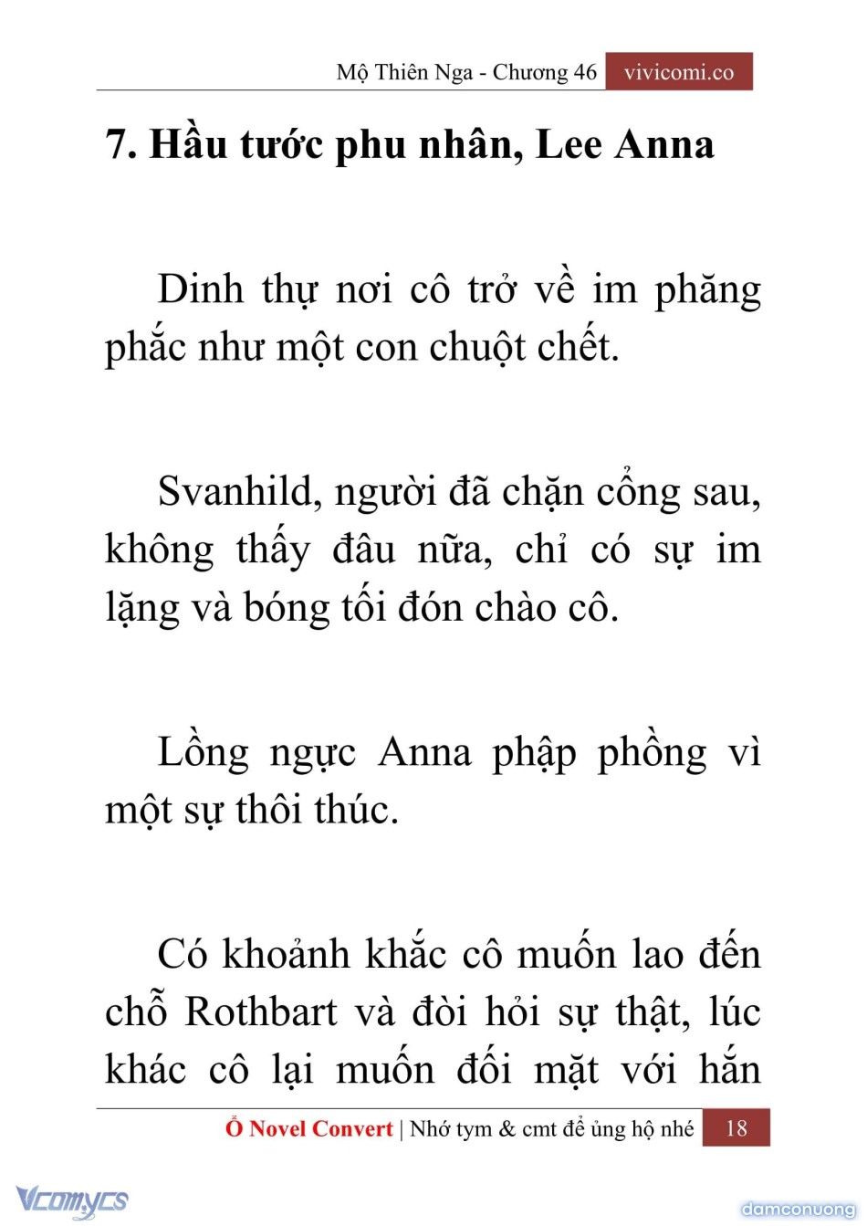 đọc truyện [novel] Mộ Thiên Nga Chương 46 ảnh 21 tại Thiên Thai Truyện