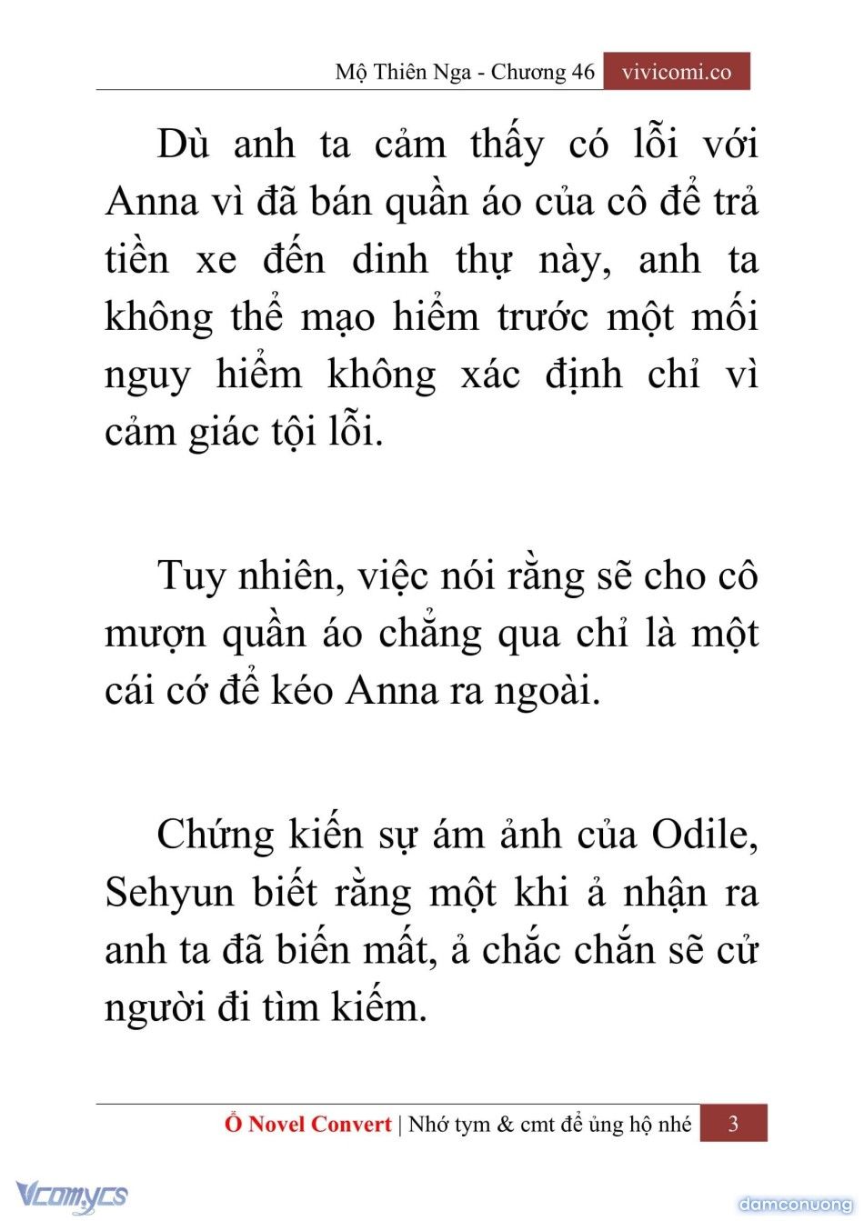 đọc truyện [novel] Mộ Thiên Nga Chương 46 ảnh 6 tại Thiên Thai Truyện