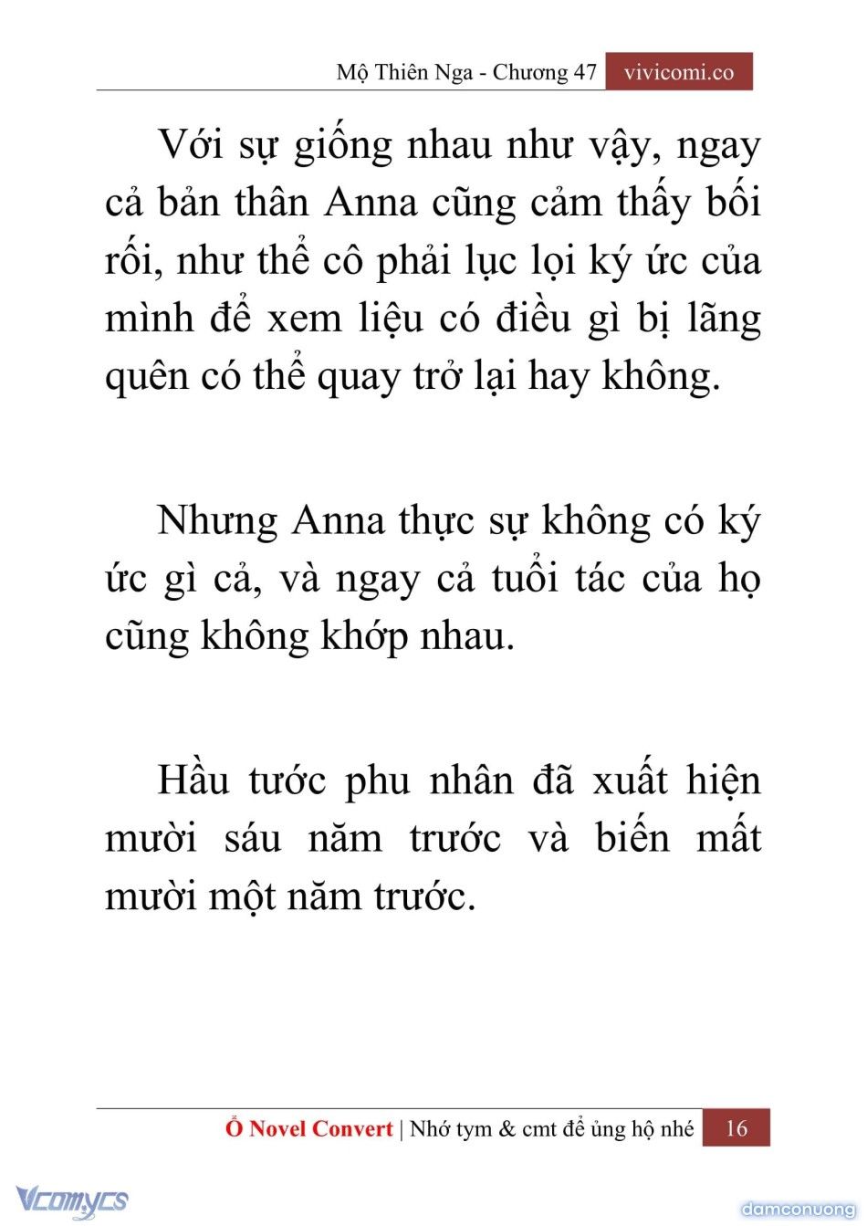 đọc truyện [novel] Mộ Thiên Nga Chương 47 ảnh 19 tại Thiên Thai Truyện