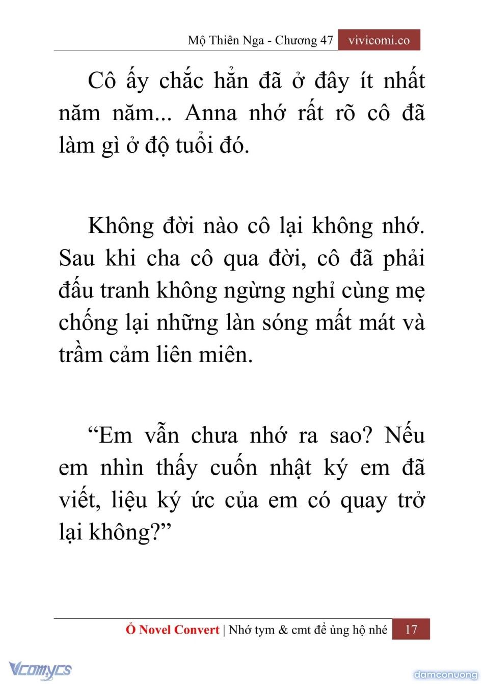 đọc truyện [novel] Mộ Thiên Nga Chương 47 ảnh 20 tại Thiên Thai Truyện