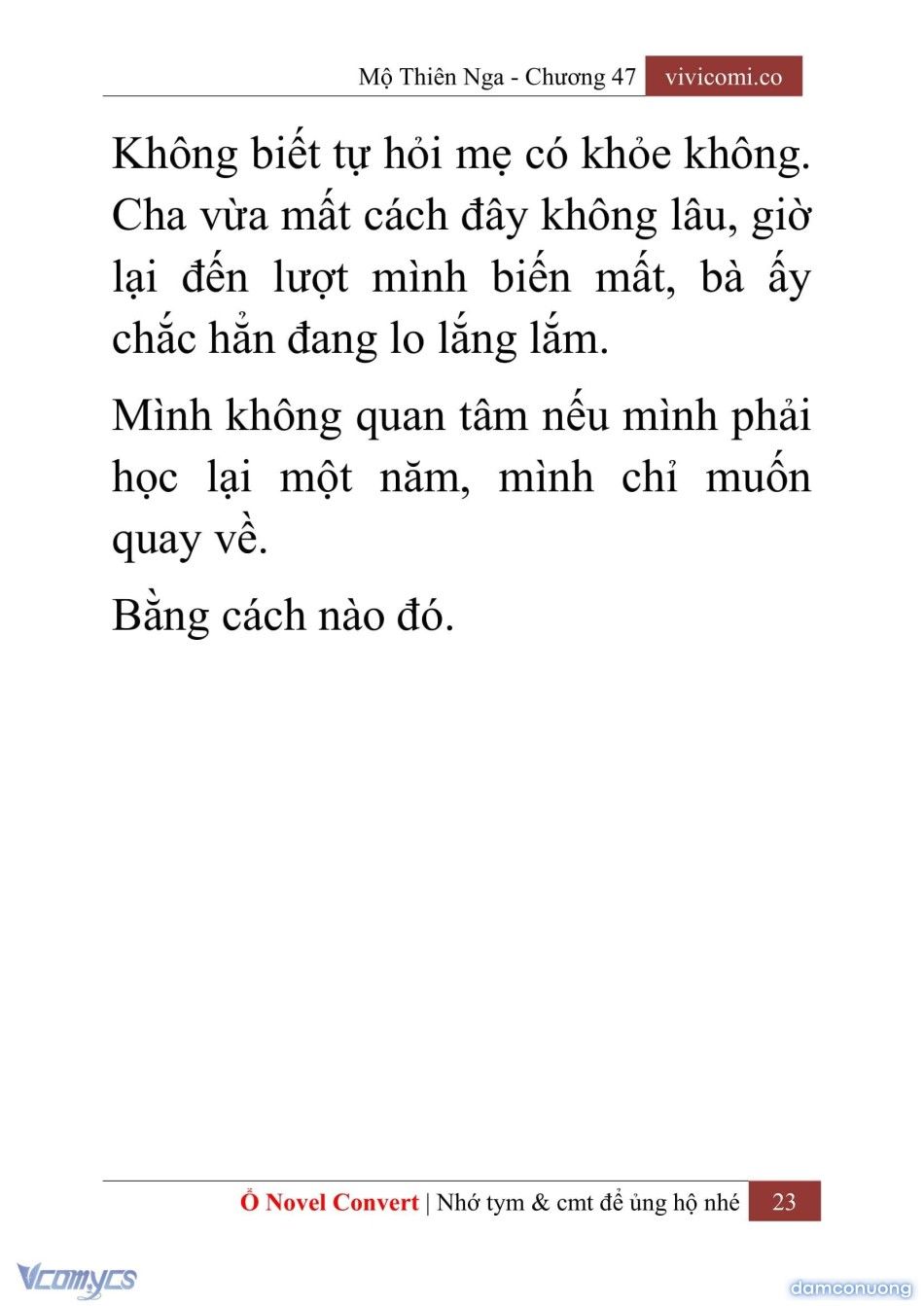 đọc truyện [novel] Mộ Thiên Nga Chương 47 ảnh 26 tại Thiên Thai Truyện