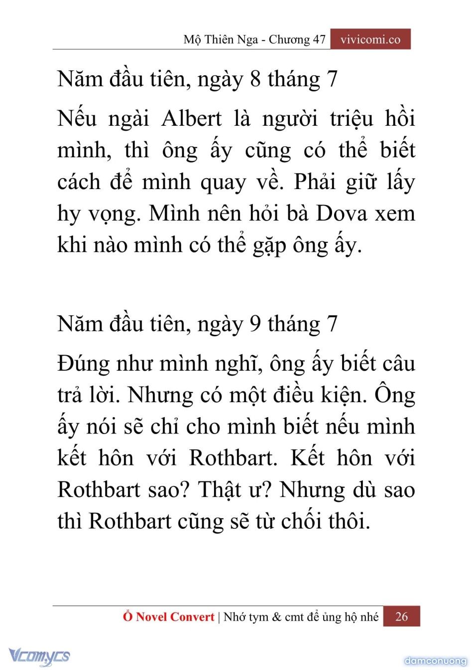 đọc truyện [novel] Mộ Thiên Nga Chương 47 ảnh 29 tại Thiên Thai Truyện