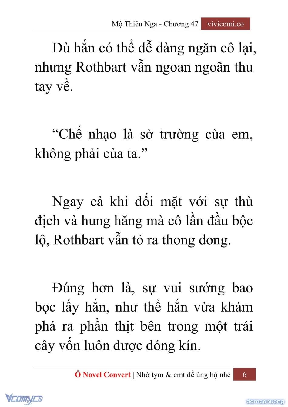 đọc truyện [novel] Mộ Thiên Nga Chương 47 ảnh 9 tại Thiên Thai Truyện