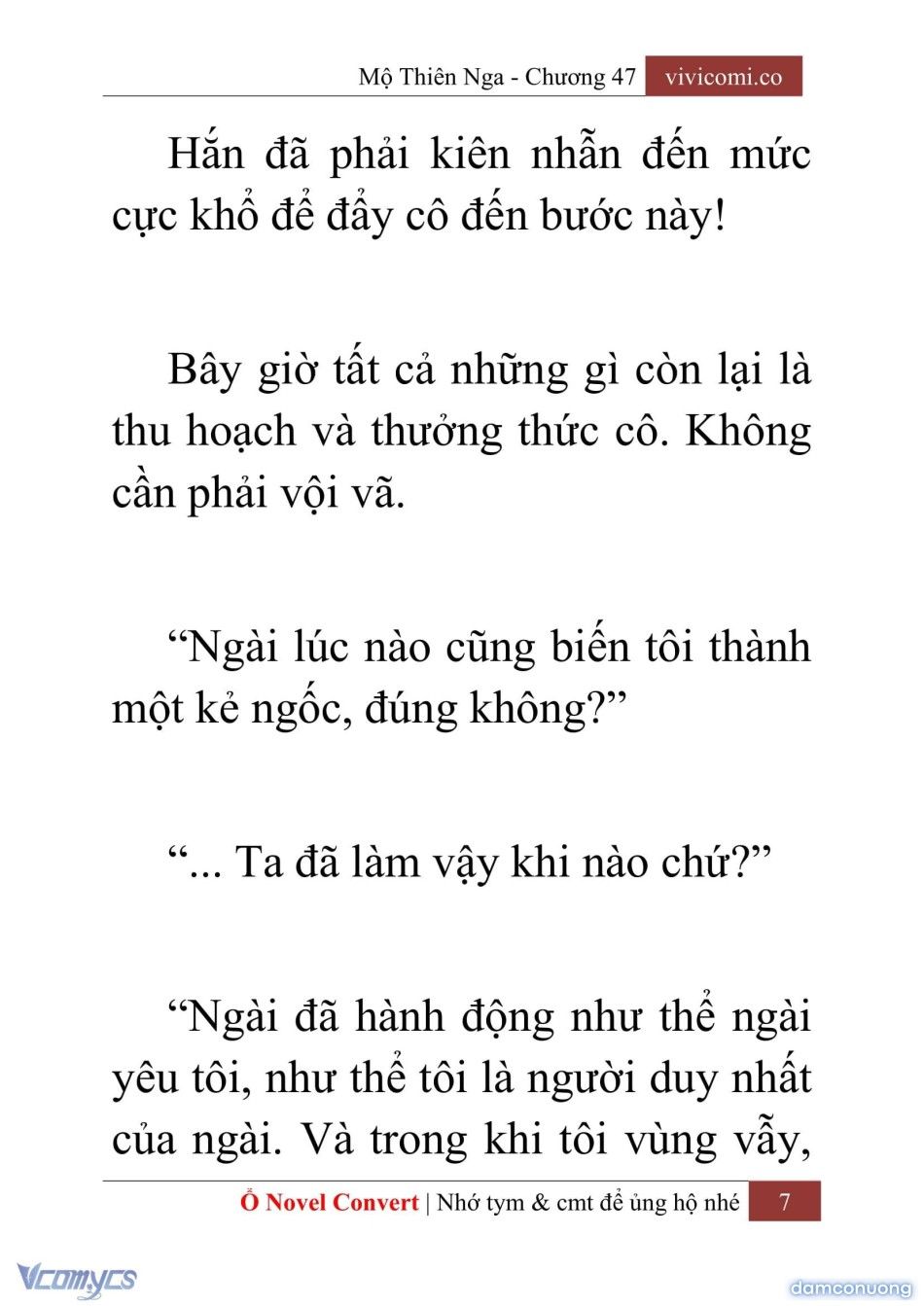 đọc truyện [novel] Mộ Thiên Nga Chương 47 ảnh 10 tại Thiên Thai Truyện