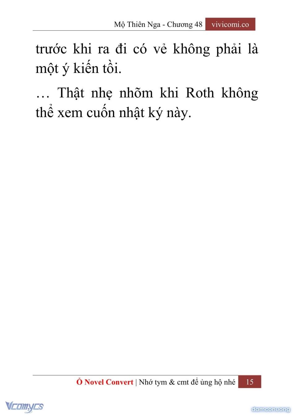 đọc truyện [novel] Mộ Thiên Nga Chương 48 ảnh 18 tại Thiên Thai Truyện