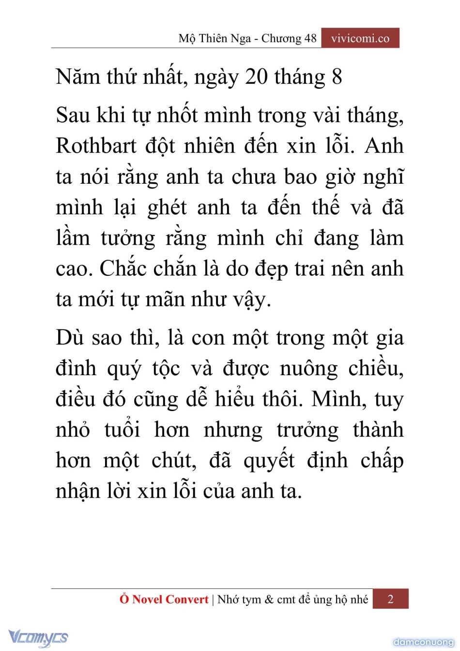 đọc truyện [novel] Mộ Thiên Nga Chương 48 ảnh 5 tại Thiên Thai Truyện