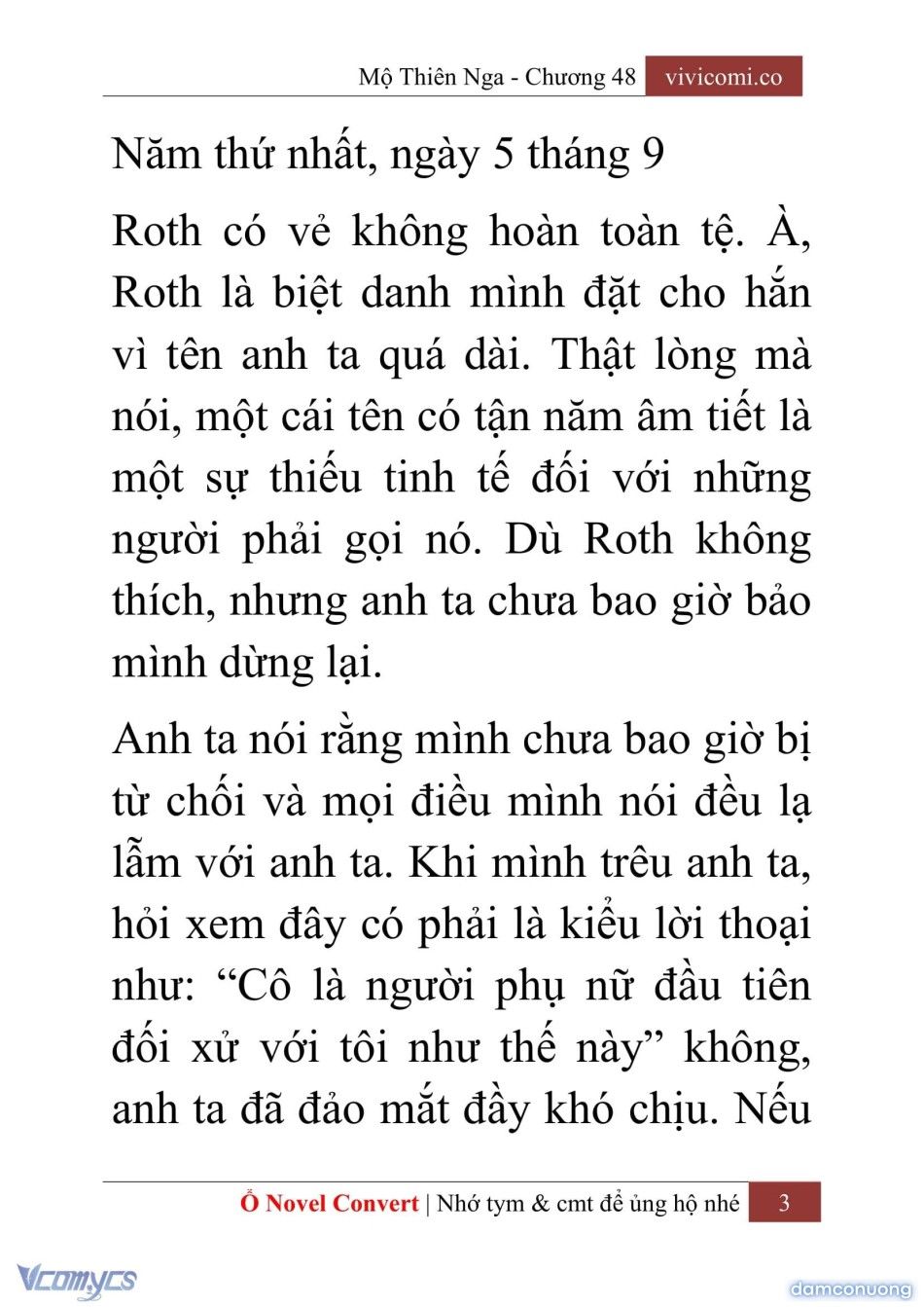 đọc truyện [novel] Mộ Thiên Nga Chương 48 ảnh 6 tại Thiên Thai Truyện