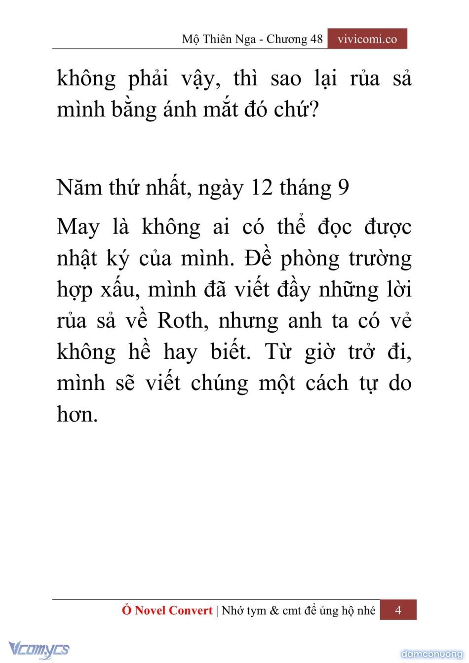đọc truyện [novel] Mộ Thiên Nga Chương 48 ảnh 7 tại Thiên Thai Truyện