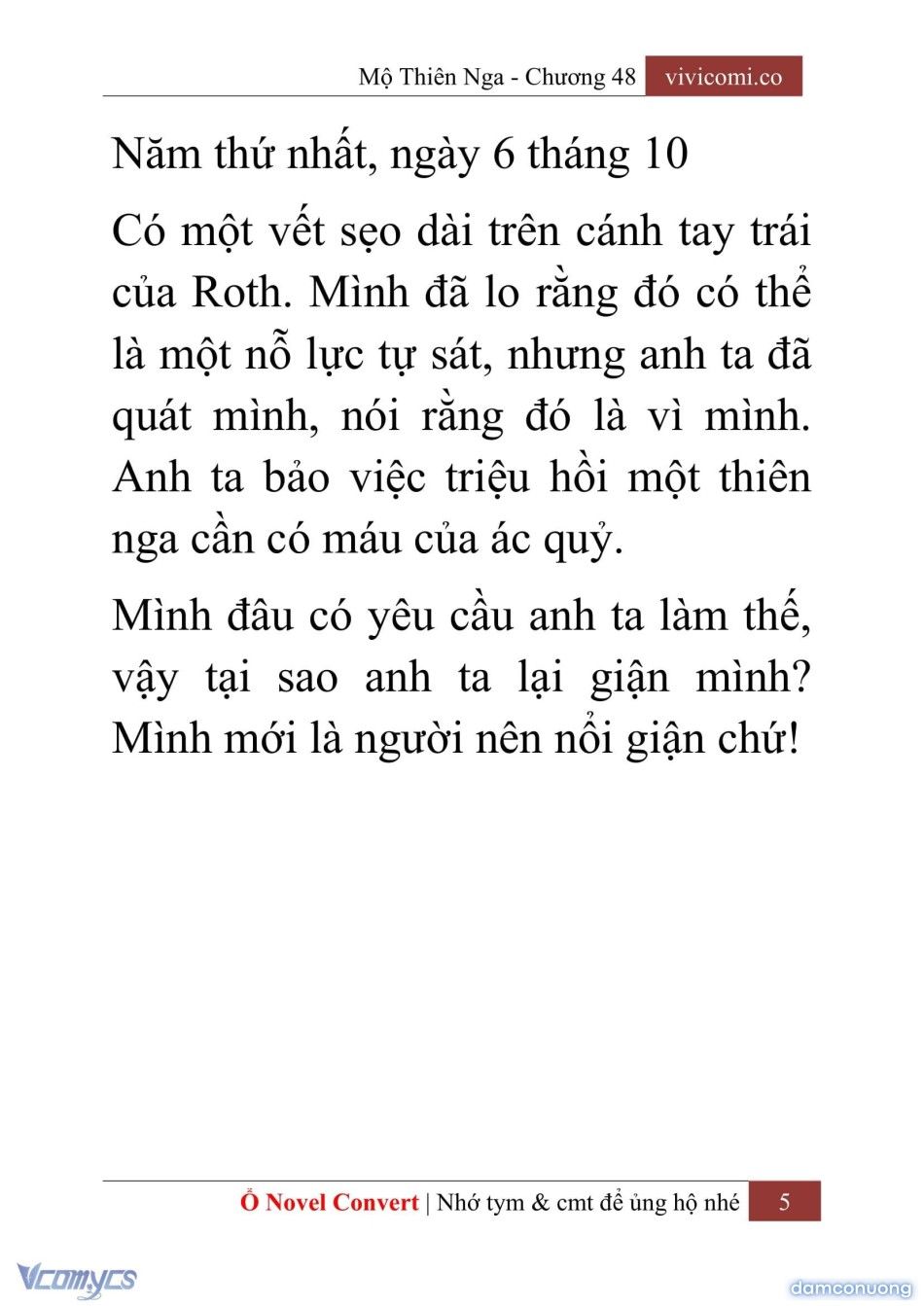 đọc truyện [novel] Mộ Thiên Nga Chương 48 ảnh 8 tại Thiên Thai Truyện