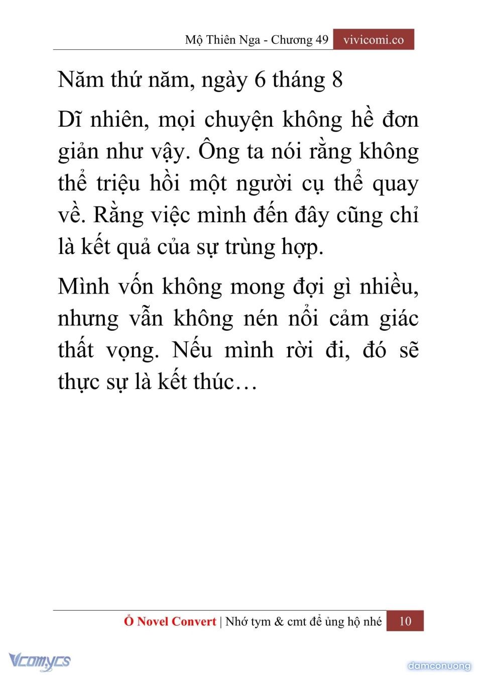 đọc truyện [novel] Mộ Thiên Nga Chương 49 ảnh 13 tại Thiên Thai Truyện