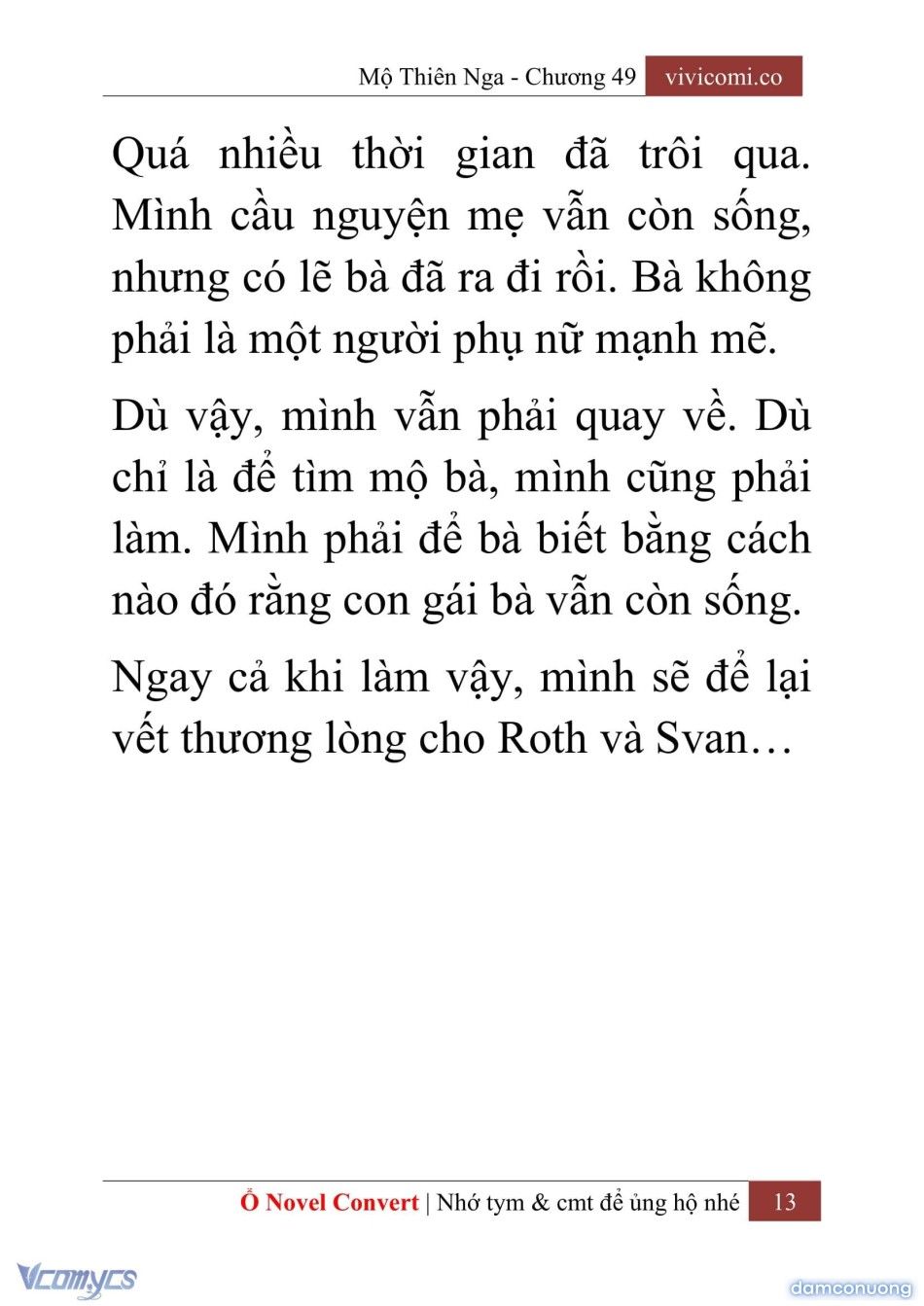 đọc truyện [novel] Mộ Thiên Nga Chương 49 ảnh 16 tại Thiên Thai Truyện
