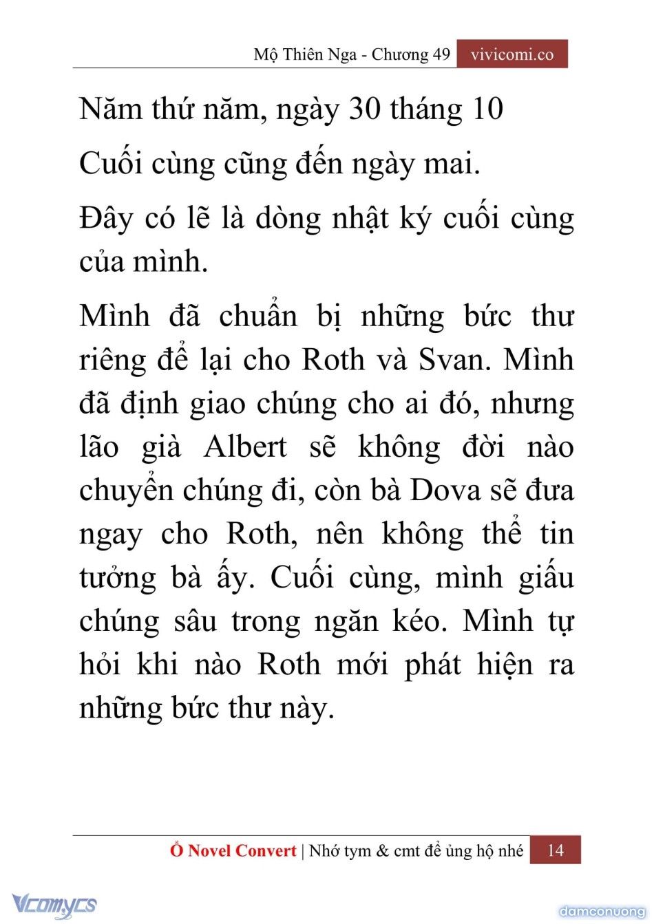 đọc truyện [novel] Mộ Thiên Nga Chương 49 ảnh 17 tại Thiên Thai Truyện