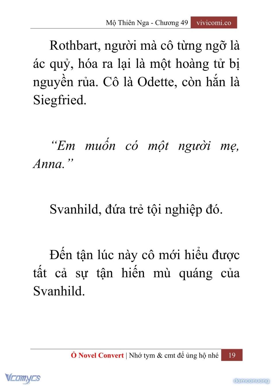 đọc truyện [novel] Mộ Thiên Nga Chương 49 ảnh 22 tại Thiên Thai Truyện