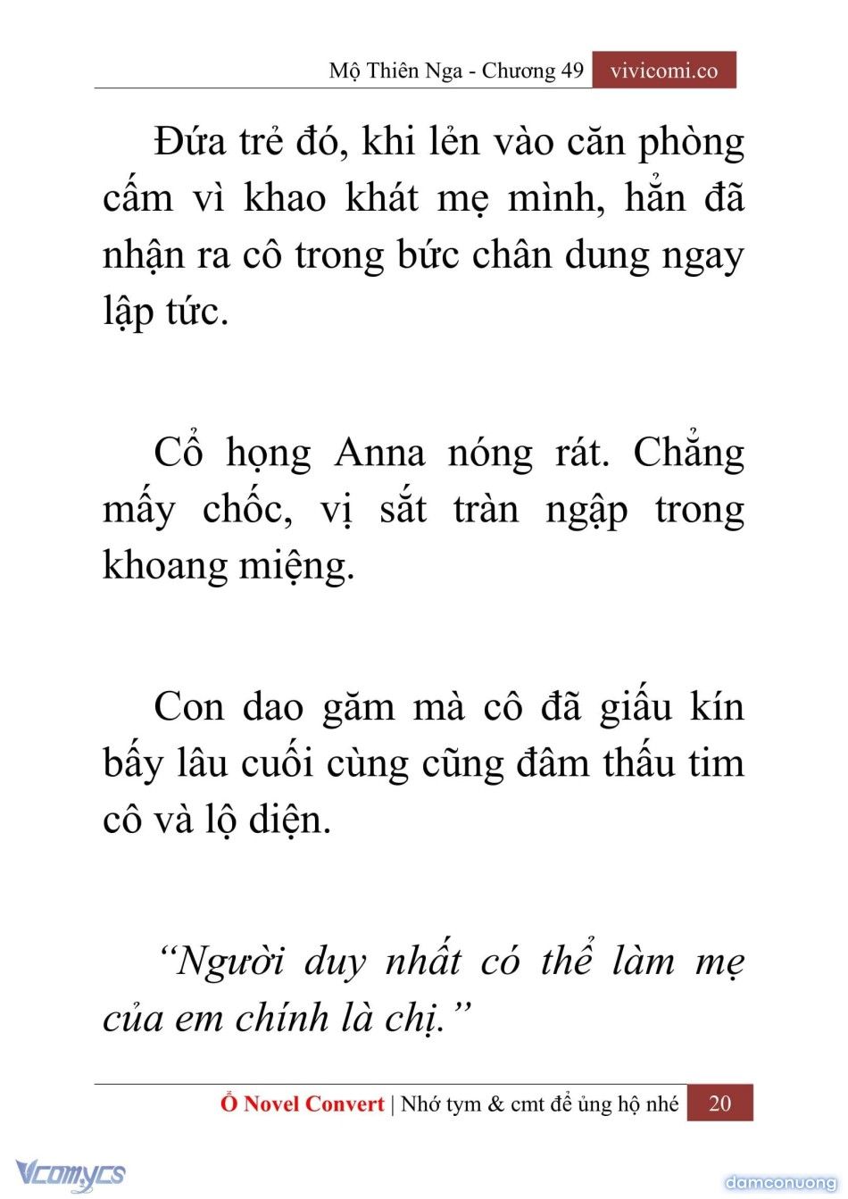 đọc truyện [novel] Mộ Thiên Nga Chương 49 ảnh 23 tại Thiên Thai Truyện