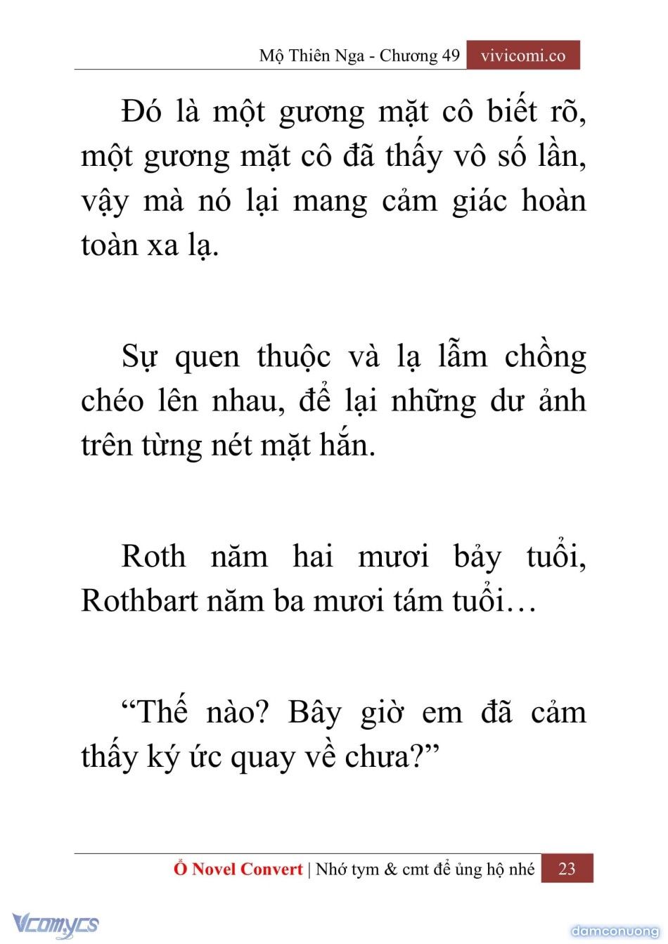 đọc truyện [novel] Mộ Thiên Nga Chương 49 ảnh 26 tại Thiên Thai Truyện