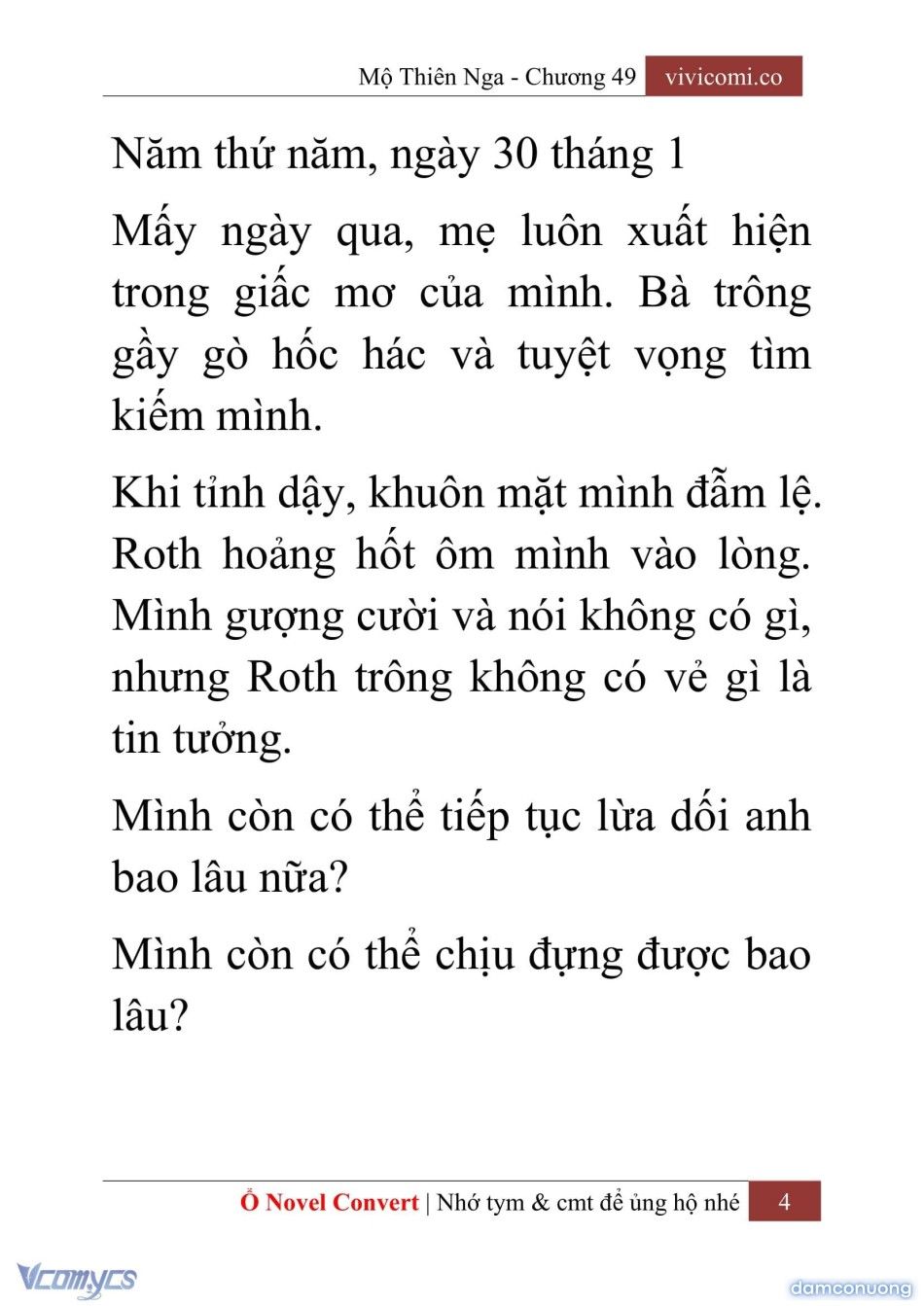 đọc truyện [novel] Mộ Thiên Nga Chương 49 ảnh 7 tại Thiên Thai Truyện
