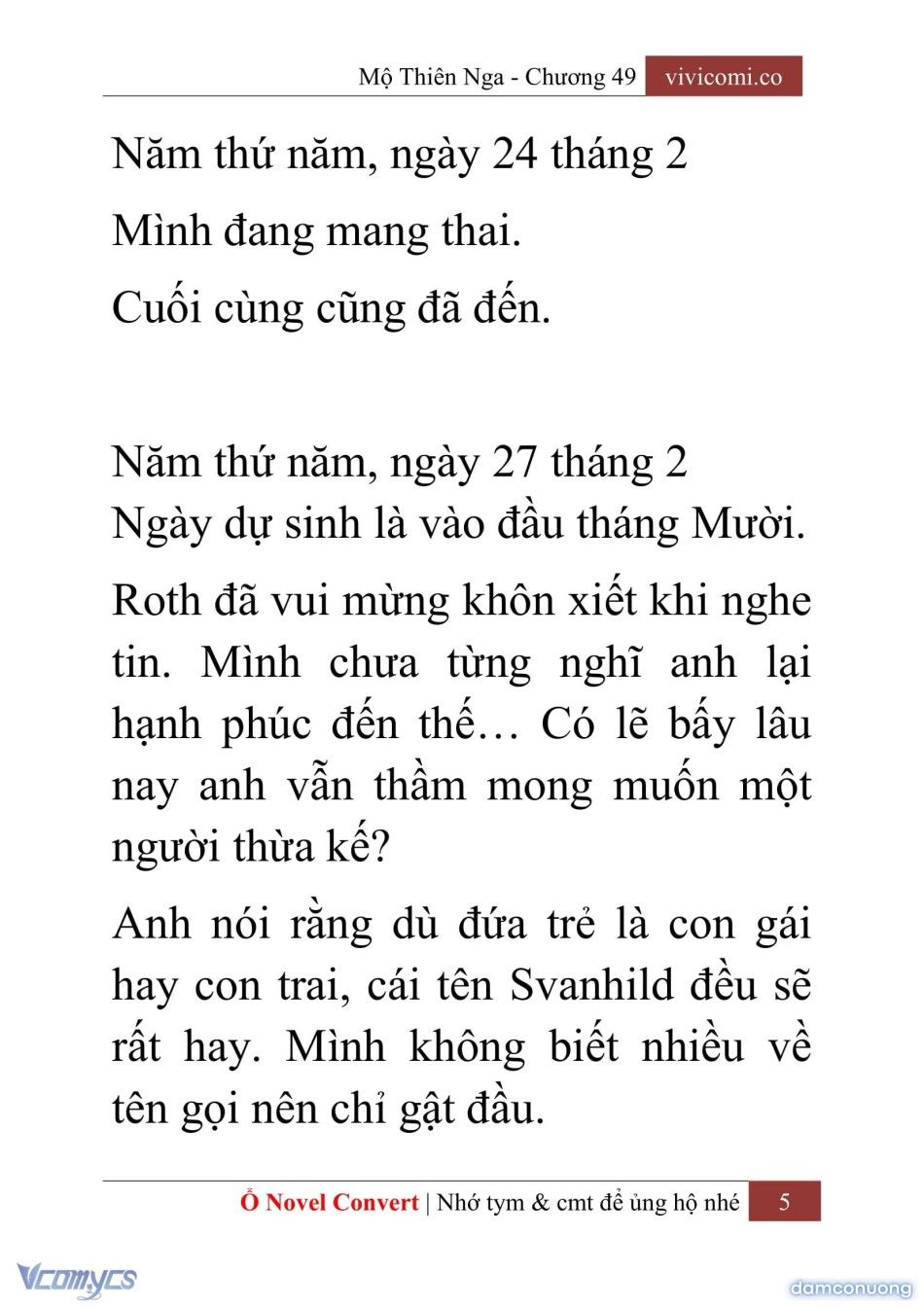 đọc truyện [novel] Mộ Thiên Nga Chương 49 ảnh 8 tại Thiên Thai Truyện
