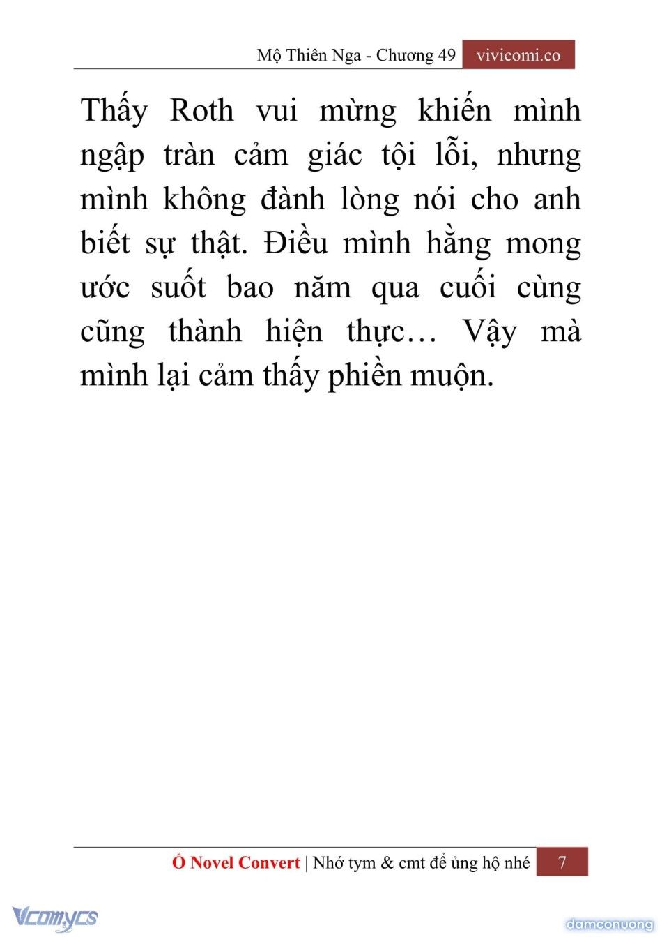 đọc truyện [novel] Mộ Thiên Nga Chương 49 ảnh 10 tại Thiên Thai Truyện