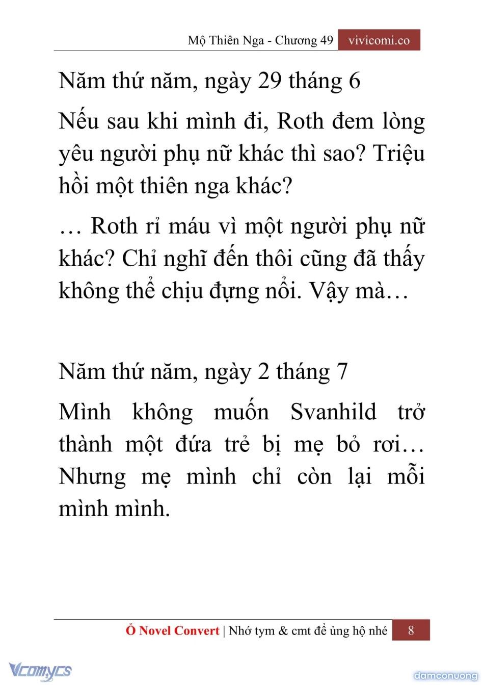 đọc truyện [novel] Mộ Thiên Nga Chương 49 ảnh 11 tại Thiên Thai Truyện