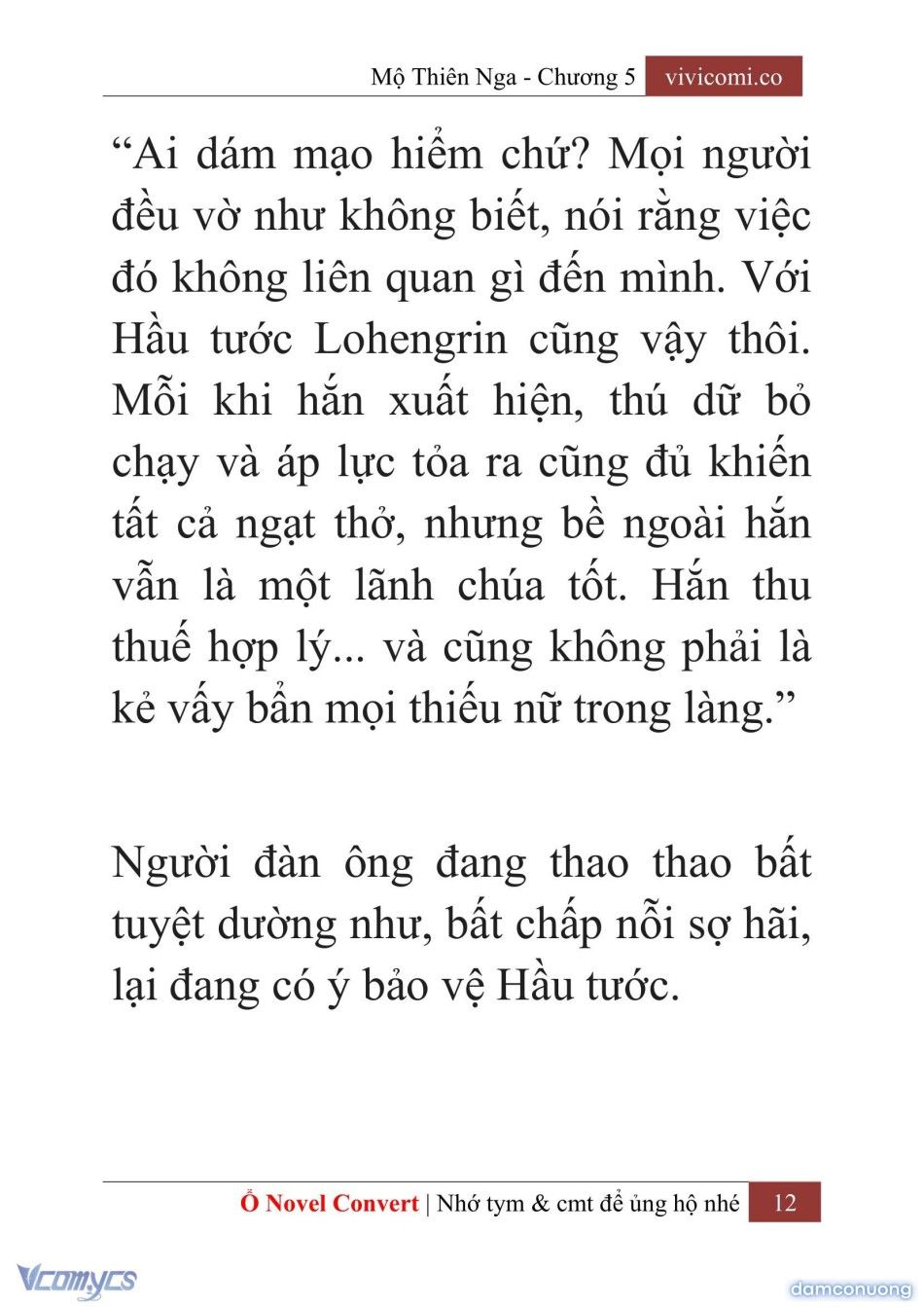 đọc truyện [novel] Mộ Thiên Nga Chương 5 ảnh 15 tại Thiên Thai Truyện