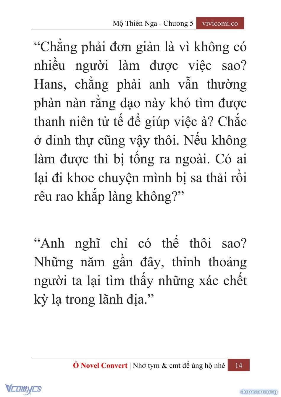 đọc truyện [novel] Mộ Thiên Nga Chương 5 ảnh 17 tại Thiên Thai Truyện