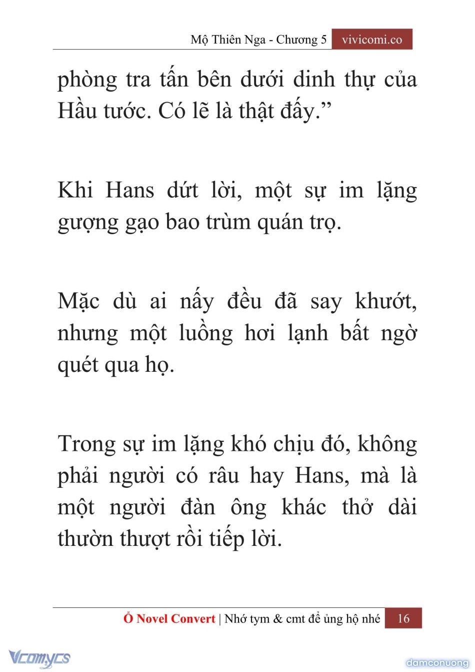 đọc truyện [novel] Mộ Thiên Nga Chương 5 ảnh 19 tại Thiên Thai Truyện