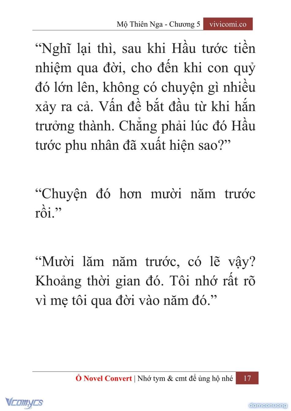 đọc truyện [novel] Mộ Thiên Nga Chương 5 ảnh 20 tại Thiên Thai Truyện