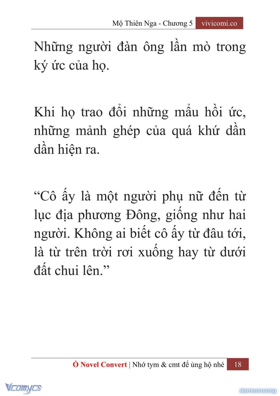 đọc truyện [novel] Mộ Thiên Nga Chương 5 ảnh 21 tại Thiên Thai Truyện