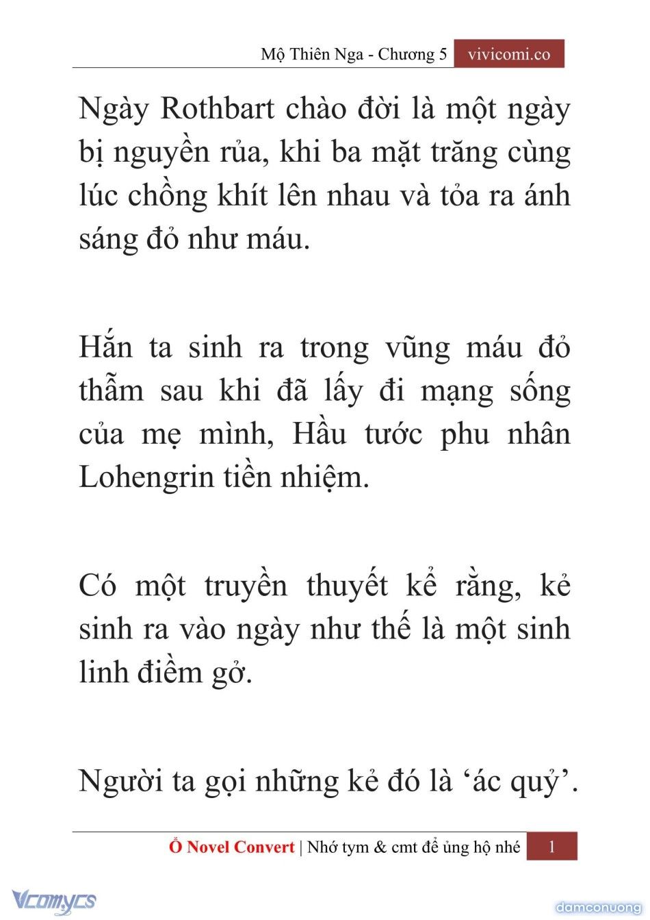 đọc truyện [novel] Mộ Thiên Nga Chương 5 ảnh 4 tại Thiên Thai Truyện