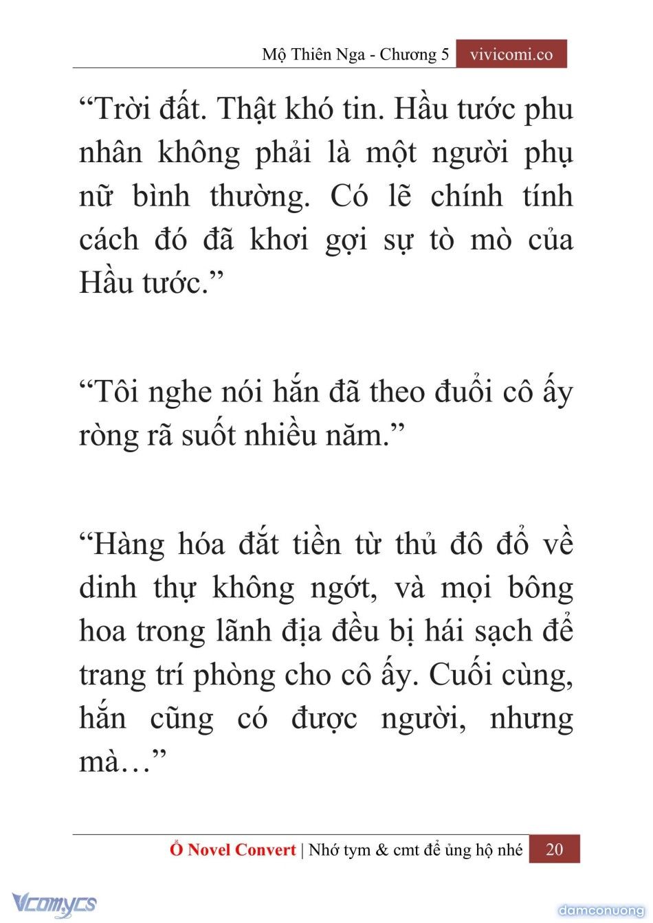 đọc truyện [novel] Mộ Thiên Nga Chương 5 ảnh 23 tại Thiên Thai Truyện