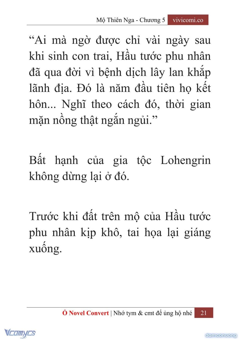 đọc truyện [novel] Mộ Thiên Nga Chương 5 ảnh 24 tại Thiên Thai Truyện