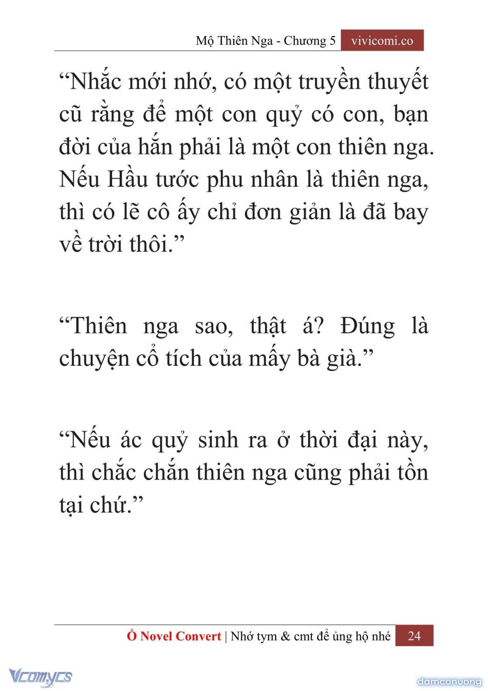đọc truyện [novel] Mộ Thiên Nga Chương 5 ảnh 27 tại Thiên Thai Truyện
