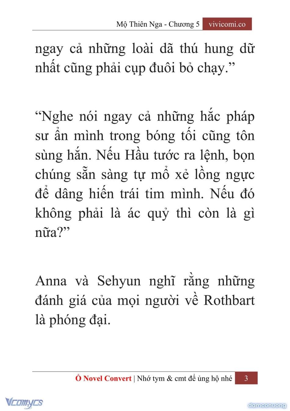 đọc truyện [novel] Mộ Thiên Nga Chương 5 ảnh 6 tại Thiên Thai Truyện