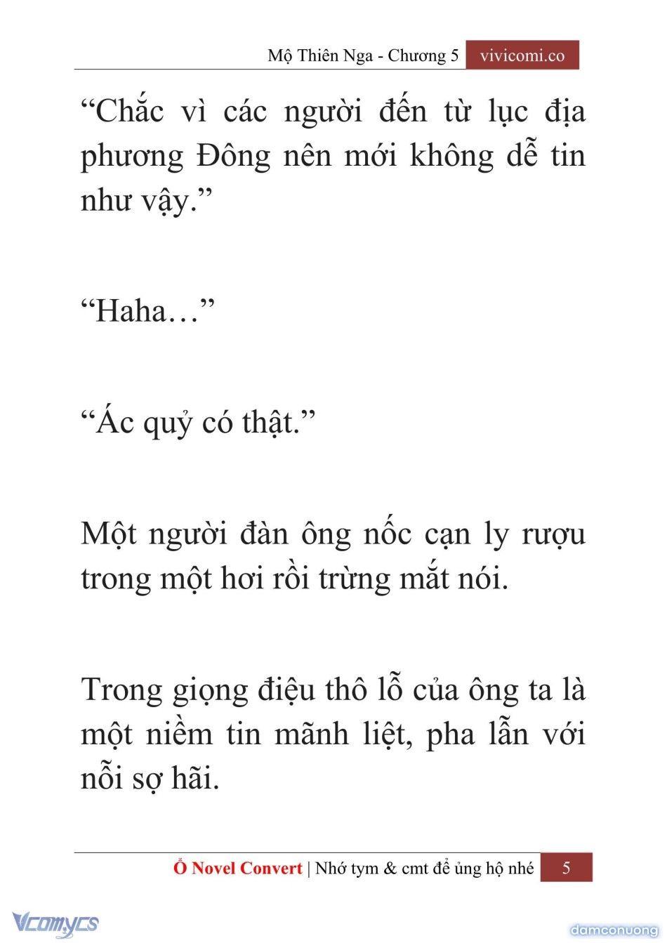 đọc truyện [novel] Mộ Thiên Nga Chương 5 ảnh 8 tại Thiên Thai Truyện