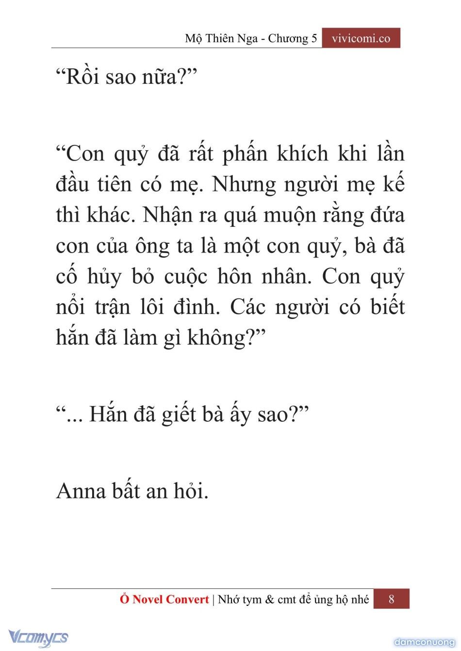 đọc truyện [novel] Mộ Thiên Nga Chương 5 ảnh 11 tại Thiên Thai Truyện