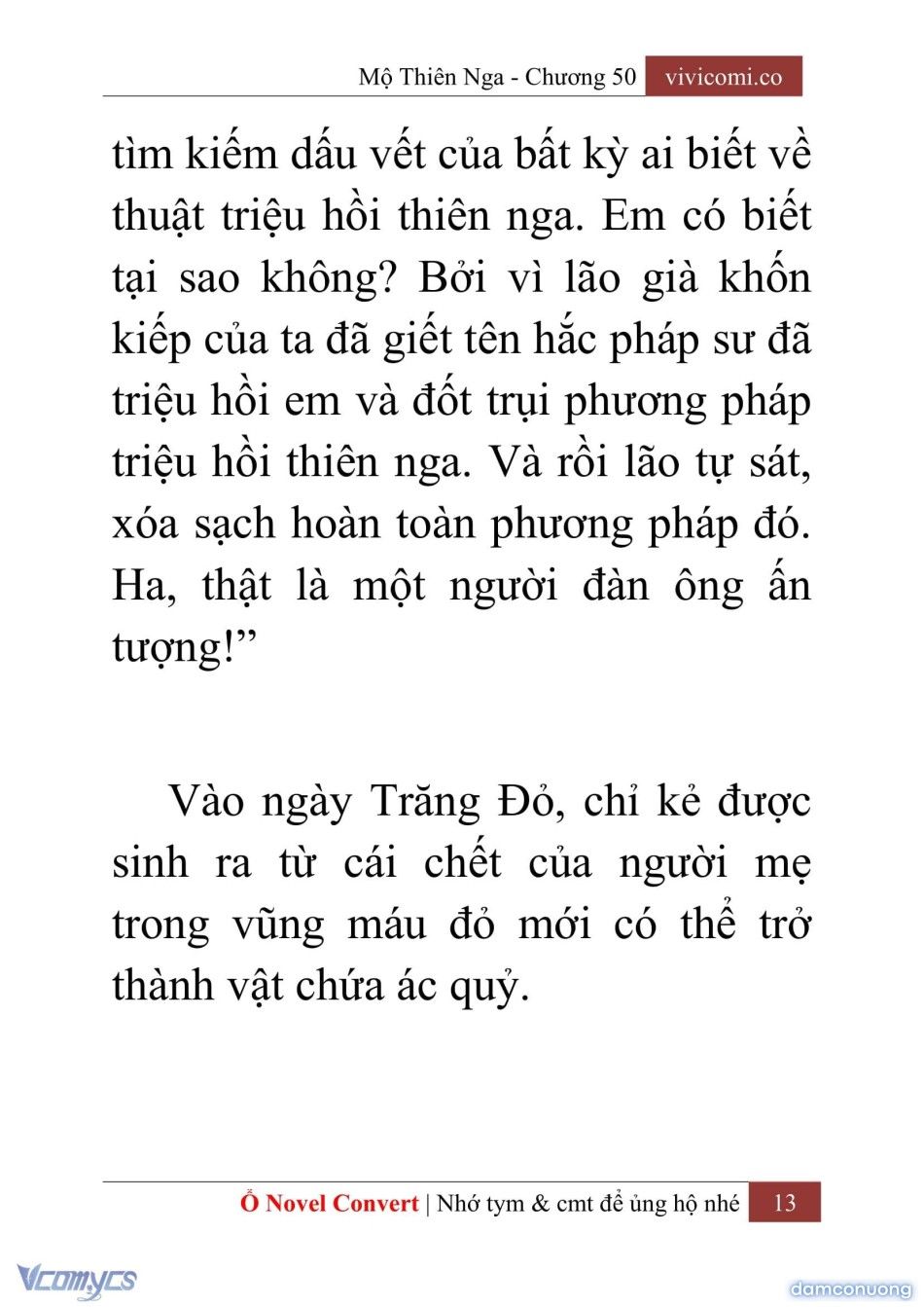 đọc truyện [novel] Mộ Thiên Nga Chương 50 ảnh 16 tại Thiên Thai Truyện