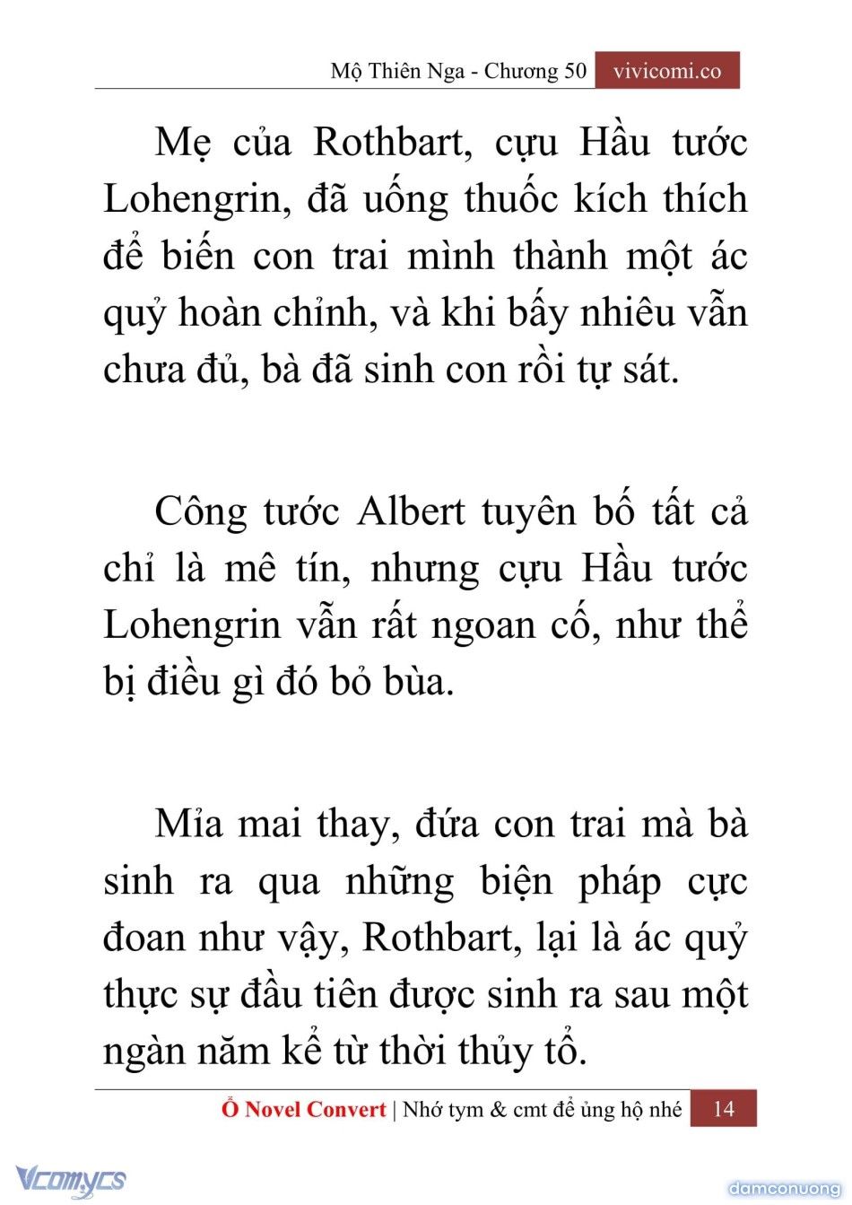 đọc truyện [novel] Mộ Thiên Nga Chương 50 ảnh 17 tại Thiên Thai Truyện