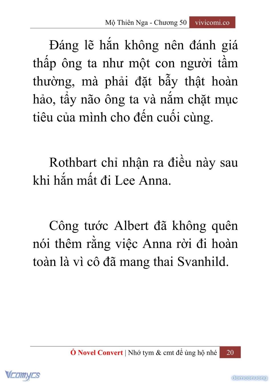 đọc truyện [novel] Mộ Thiên Nga Chương 50 ảnh 23 tại Thiên Thai Truyện