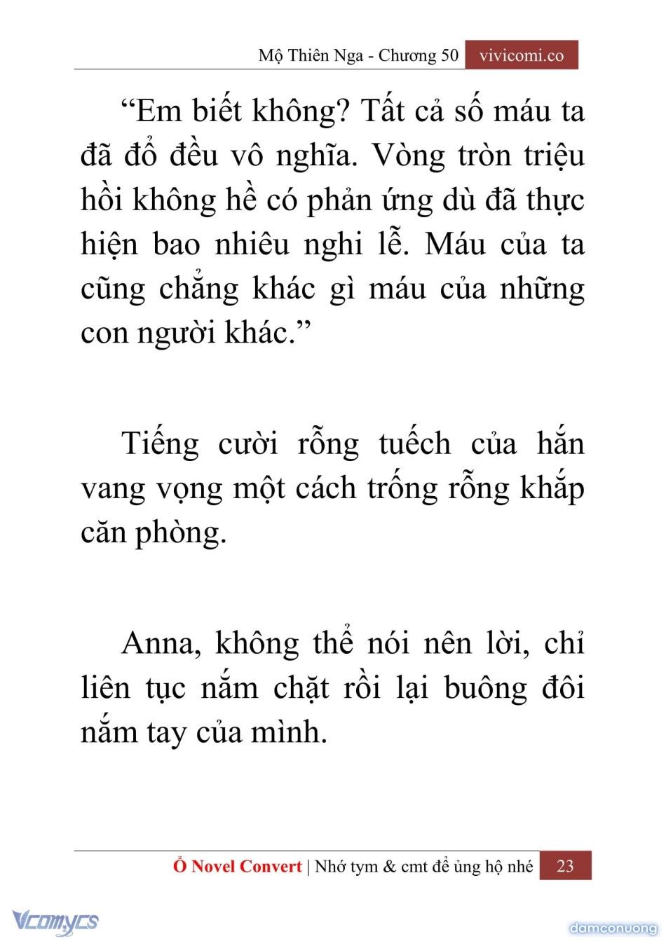 đọc truyện [novel] Mộ Thiên Nga Chương 50 ảnh 26 tại Thiên Thai Truyện