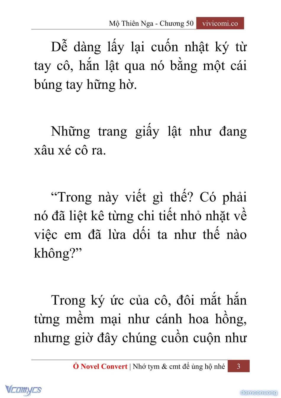 đọc truyện [novel] Mộ Thiên Nga Chương 50 ảnh 6 tại Thiên Thai Truyện