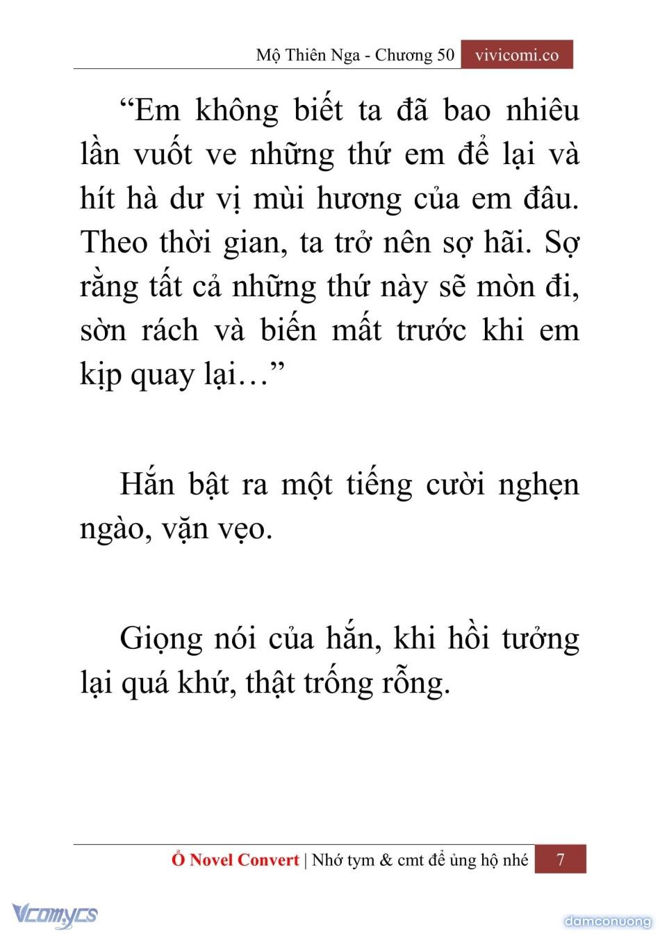 đọc truyện [novel] Mộ Thiên Nga Chương 50 ảnh 10 tại Thiên Thai Truyện