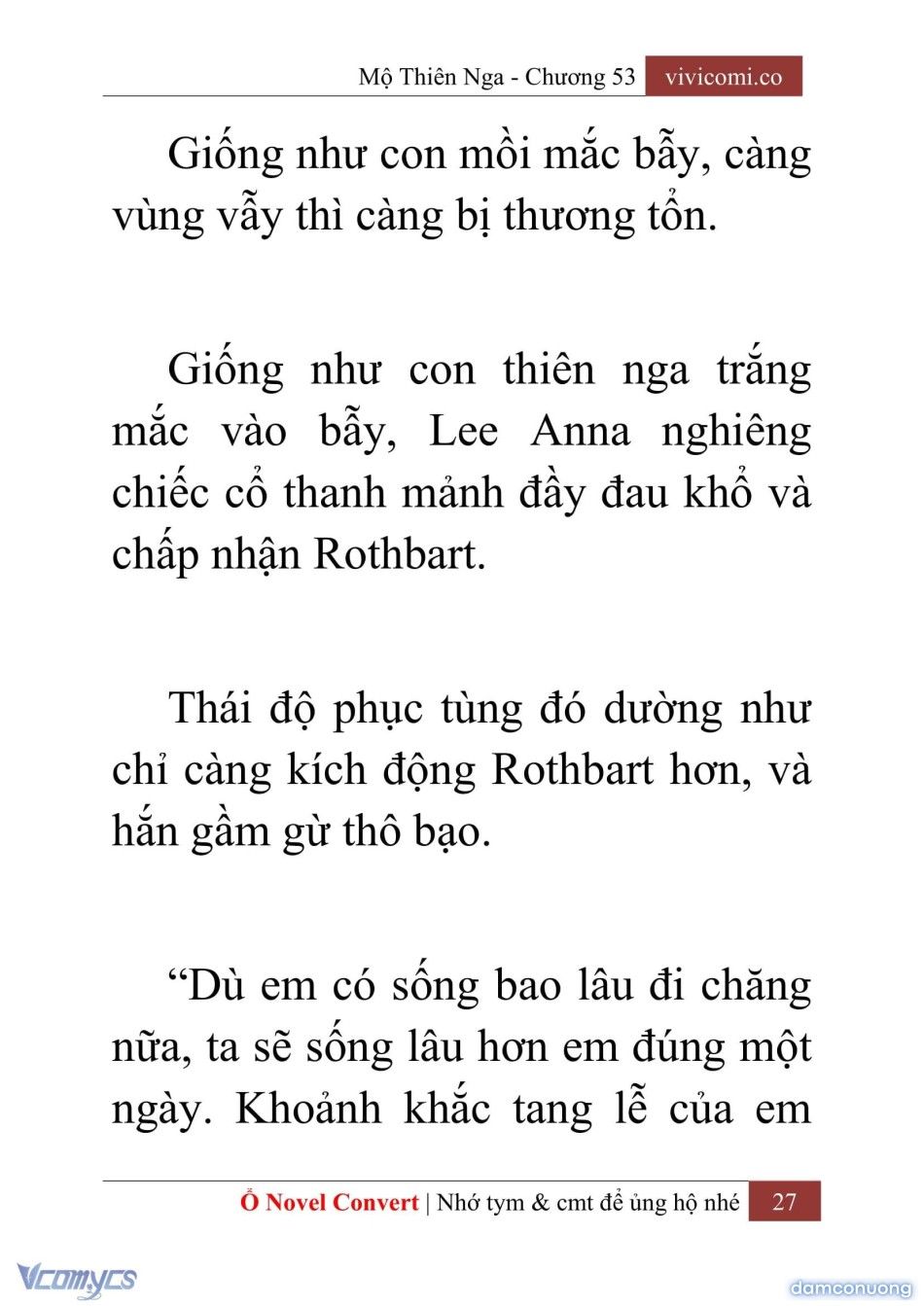 đọc truyện [novel] Mộ Thiên Nga Chương 53 ảnh 30 tại Thiên Thai Truyện