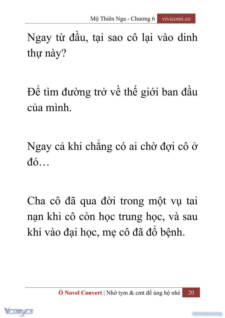 đọc truyện [novel] Mộ Thiên Nga Chương 6 ảnh 23 tại Thiên Thai Truyện