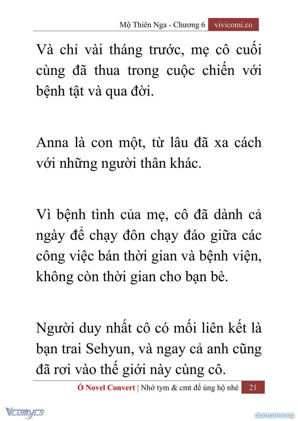đọc truyện [novel] Mộ Thiên Nga Chương 6 ảnh 24 tại Thiên Thai Truyện