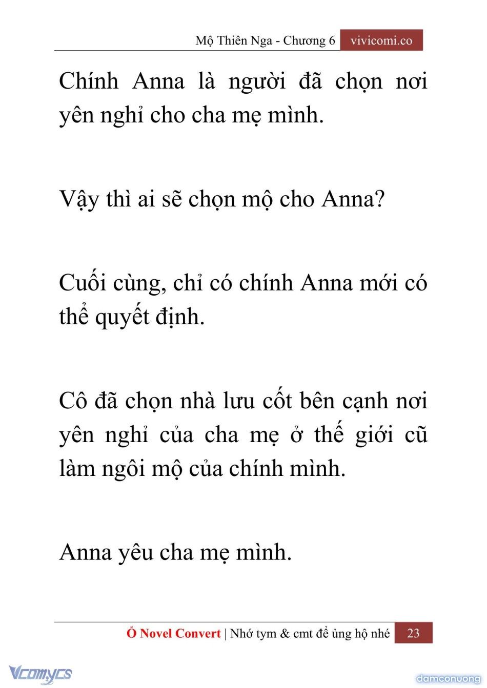 đọc truyện [novel] Mộ Thiên Nga Chương 6 ảnh 26 tại Thiên Thai Truyện