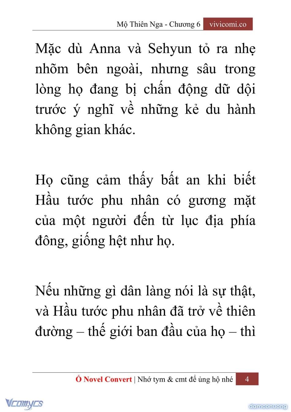 đọc truyện [novel] Mộ Thiên Nga Chương 6 ảnh 7 tại Thiên Thai Truyện