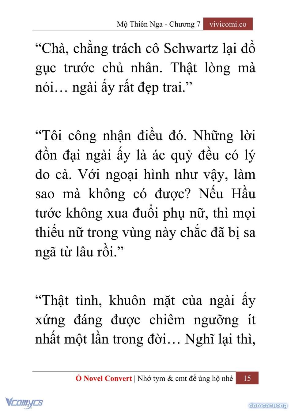 đọc truyện [novel] Mộ Thiên Nga Chương 7 ảnh 18 tại Thiên Thai Truyện