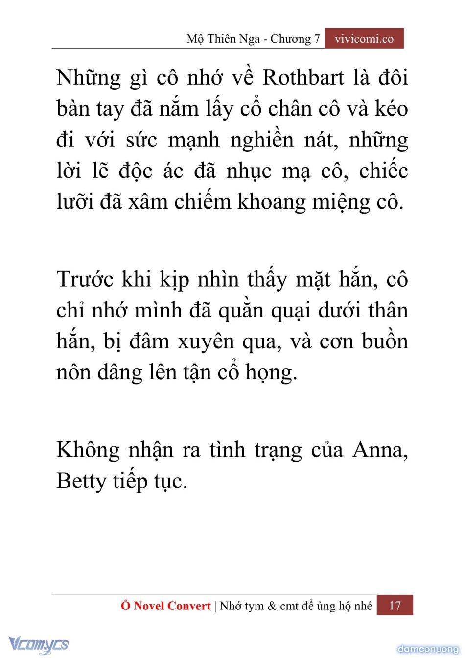 đọc truyện [novel] Mộ Thiên Nga Chương 7 ảnh 20 tại Thiên Thai Truyện