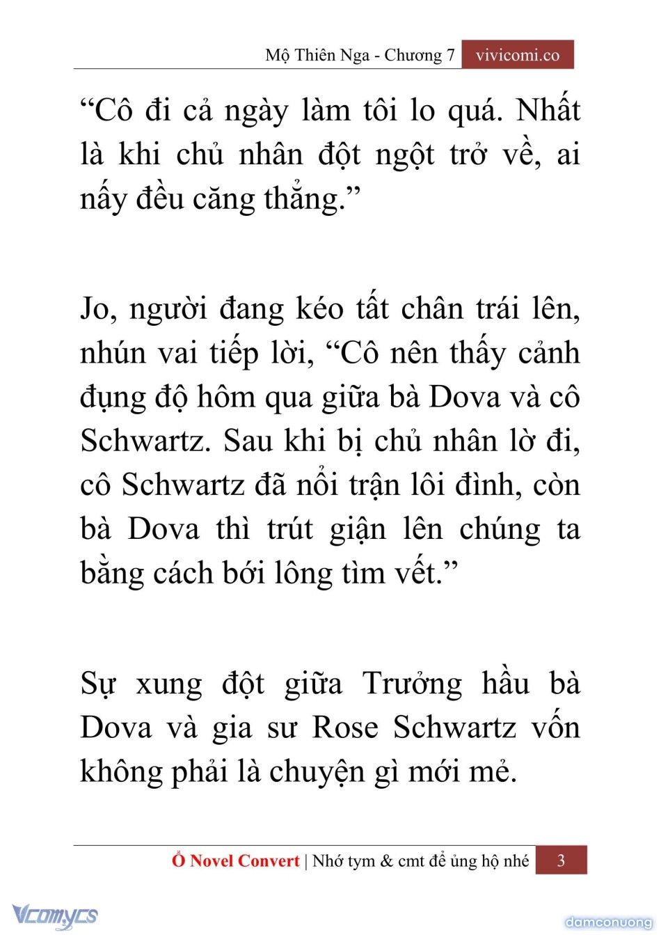 đọc truyện [novel] Mộ Thiên Nga Chương 7 ảnh 6 tại Thiên Thai Truyện